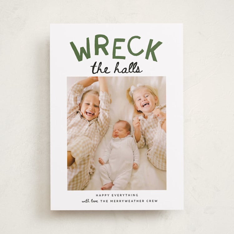 wreck the halls with boughs of jolly by Kamala Nahas