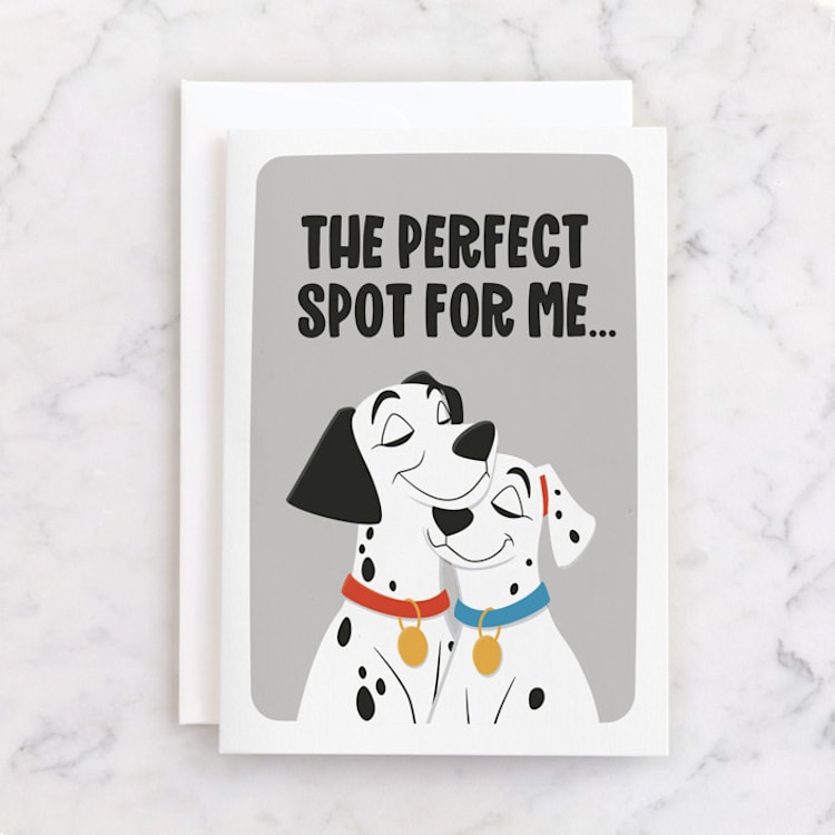 "Disney 101 Dalmatians Perfect Spot" - Single Greeting Cards in Ink by Shannon Kohn - Front