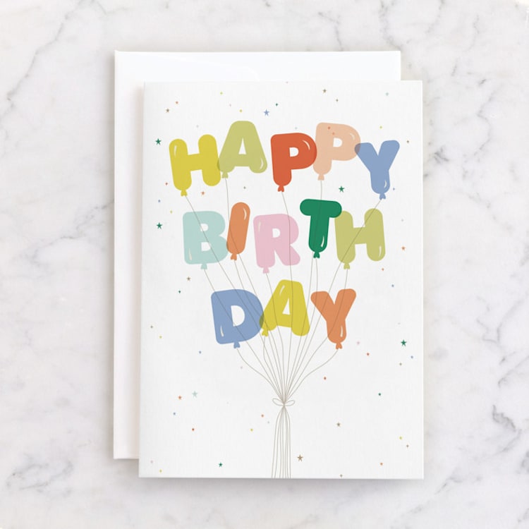 "the big one!" - Single Greeting Cards in Gum Drop by Ellen Schlegelmilch - Front