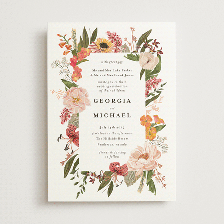 "Harmony" - Wedding Invitations in Summer by Susan Moyal - Front