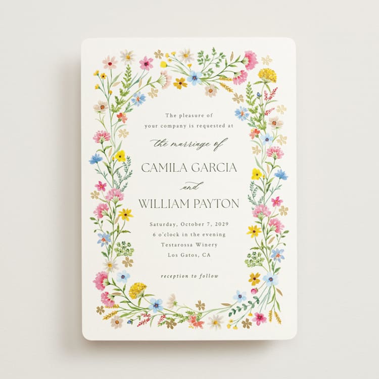 "Bright Garden" - Wedding Invitations in Garden by Yaling Hou Suzuki - Front