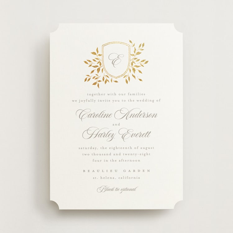 "Aperol" - Wedding Invitations in Chiffon by Kristie Kern - Front