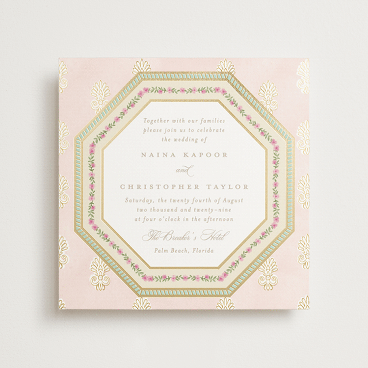 "Amalgamation" - Wedding Invitations in Shubh by Creo Study - Front