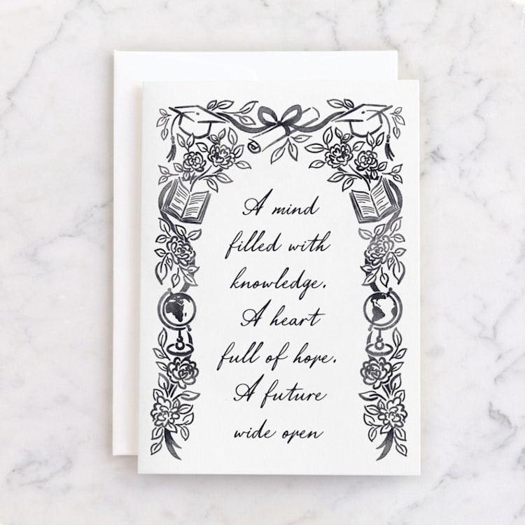 "future in bloom" - Single Greeting Cards in Cloud by Jamie Alexander - Front
