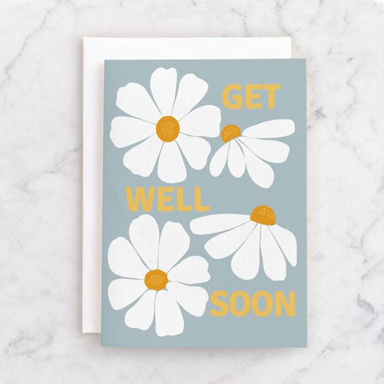 "Sending Sunshine" - Single Greeting Cards in Cloudy by Tasha Meurer - Front
