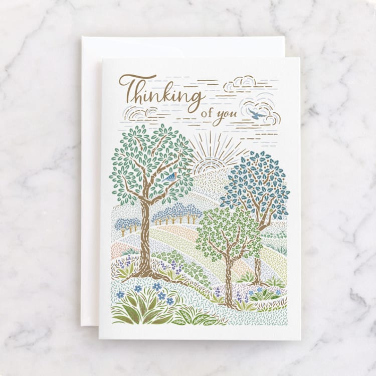 "The Morning After" - Single Greeting Cards in Meadow by Paper Sun Studio - Front