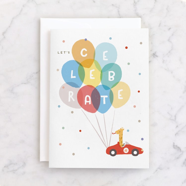 "monza" - Single Greeting Cards in Candy by chocomocacino - Front