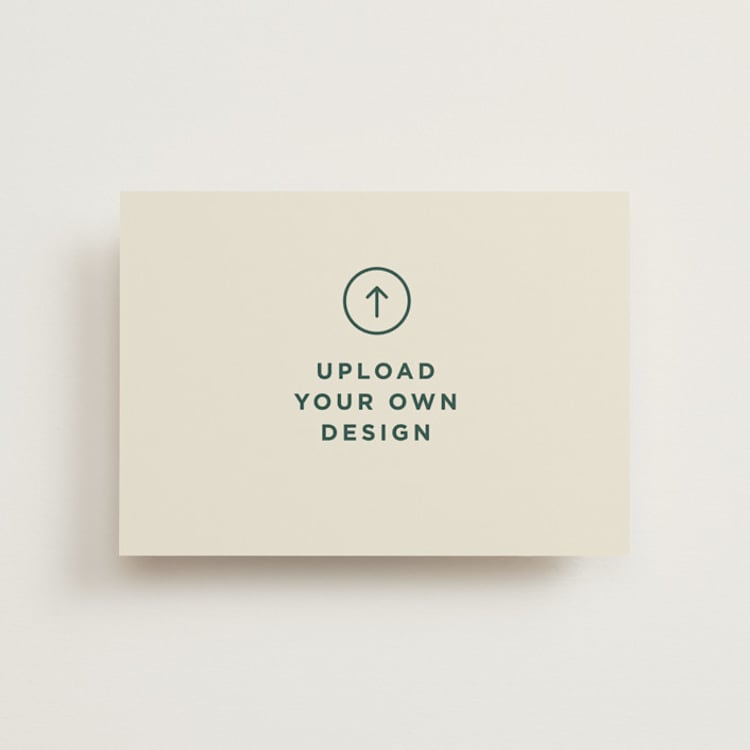 "Upload Your Own Design" - Wedding Invitations in A by Minted - Front