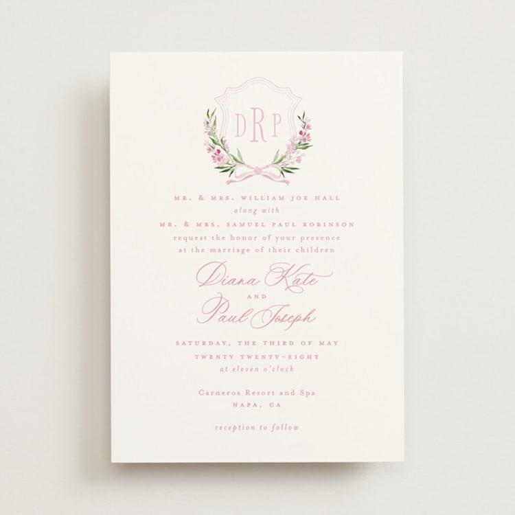 "Lavender" - Wedding Invitations in Jasper by Claudia Orengo - Front
