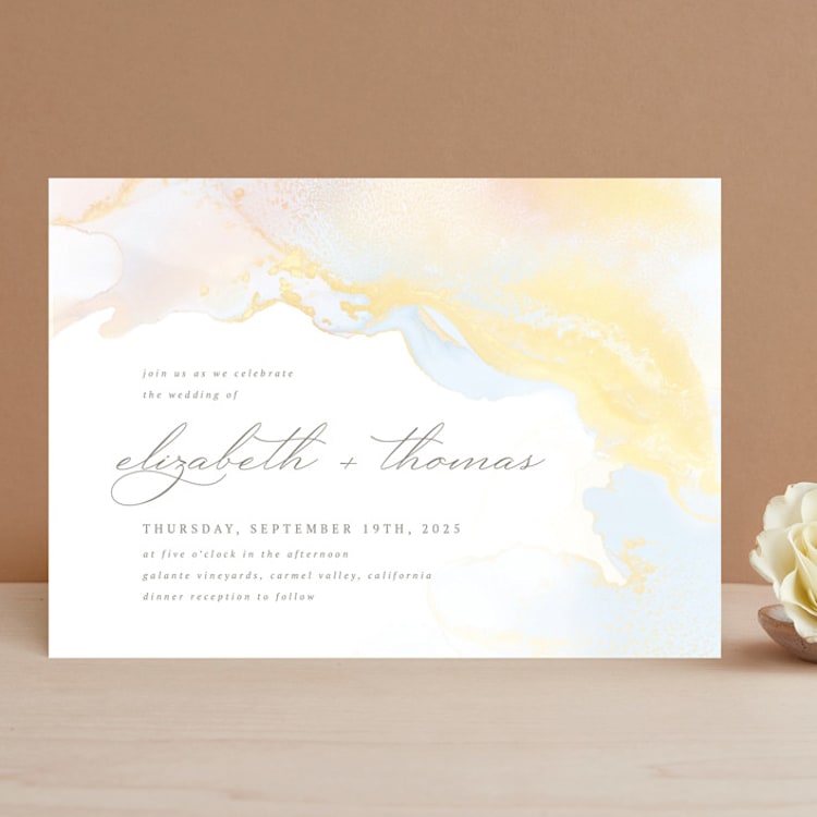 "The whisper of the waves" - Wedding Invitations in Sunrise by Helen Halik - Front