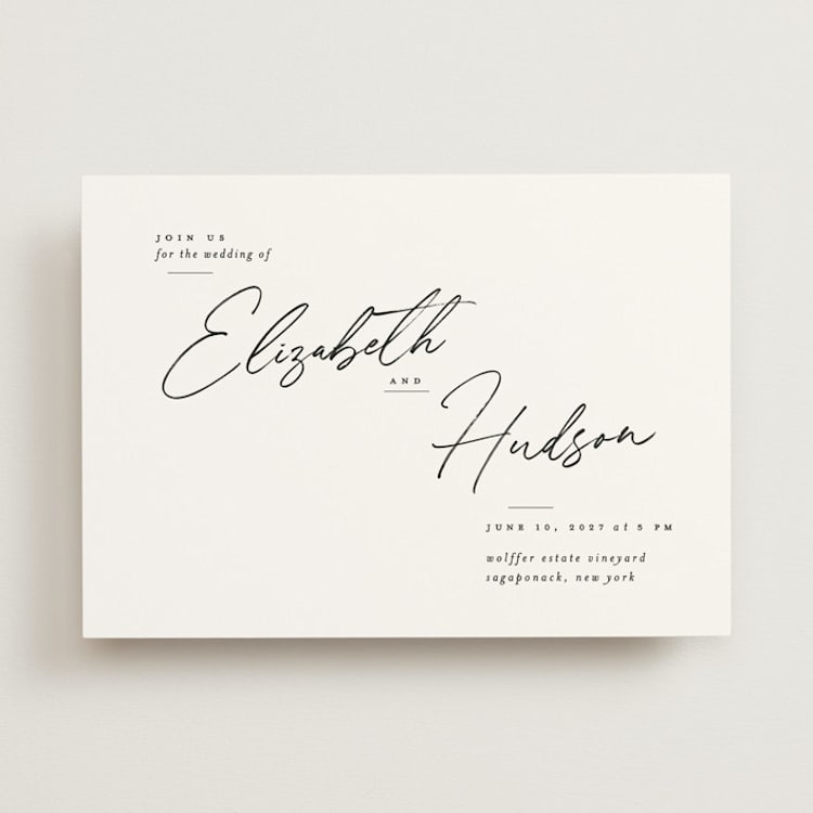 "Macaron" - Wedding Invitations in Snow by Nicoletta Savod - Front