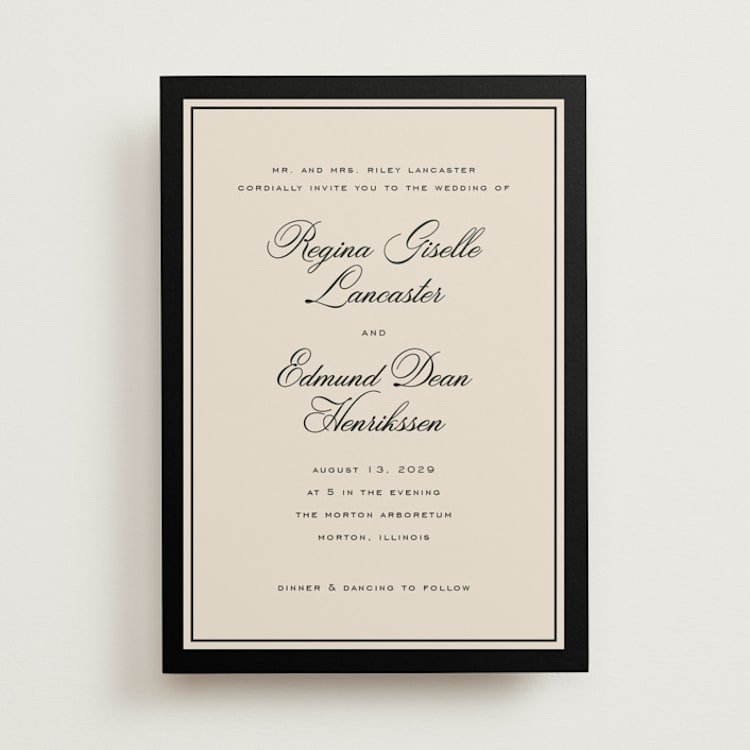 "krytharaki" - Wedding Invitations in Raven by chocomocacino - Front