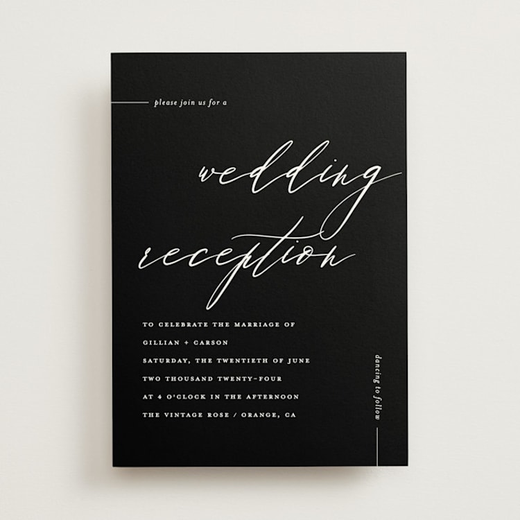"Villa" - Wedding Invitations in Ink by Chryssi Tsoupanarias - Front