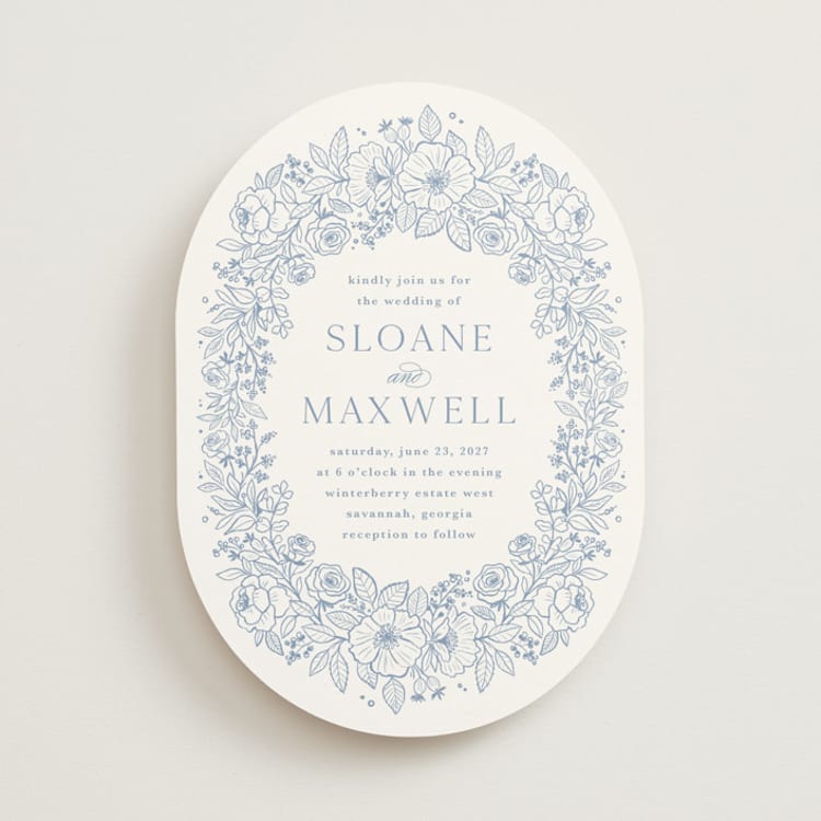 "Wild Roses" - Wedding Invitations in Nova by Kristen Smith - Front