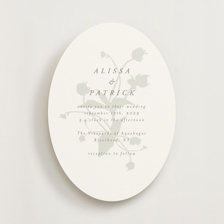 "Autumnal" - Wedding Invitations in Fawn by AK Graphics - Front