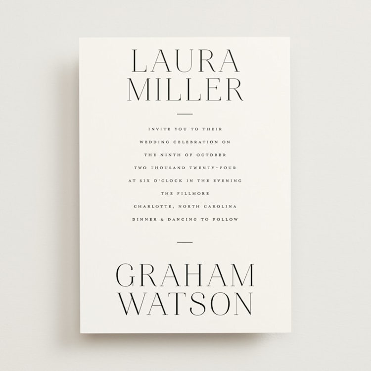 "conjoin" - Wedding Invitations in Pearl by Alethia Frye - Front