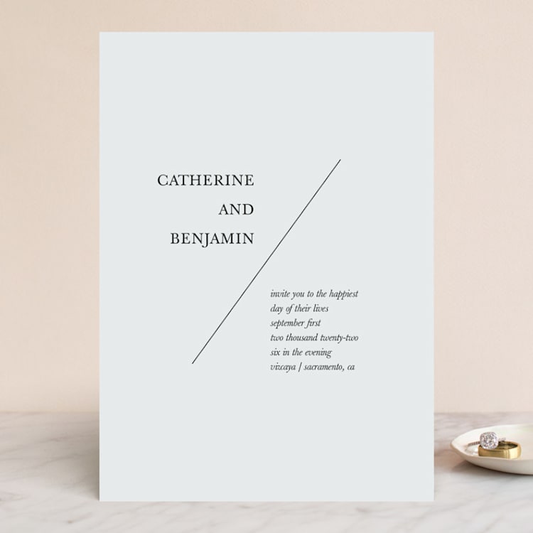 "Catherine" - Wedding Invitations in Natural by Studio Griffin - Front