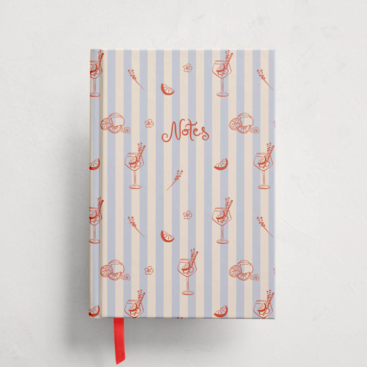 "Spritzed" - Notebooks in Multi by Jenna Holcomb - Front Cover