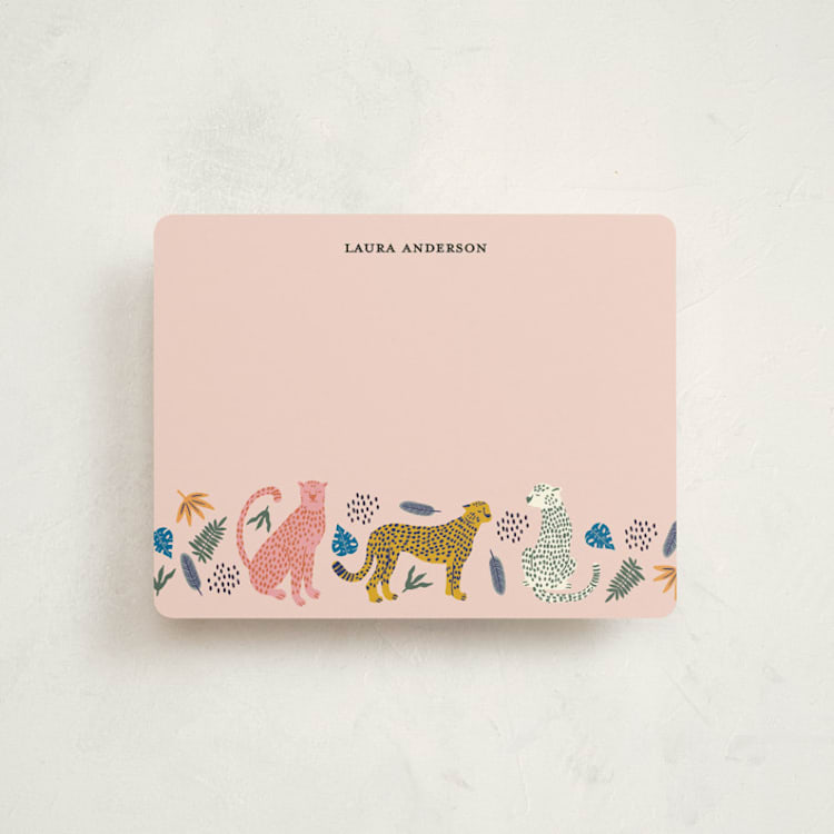 "Sweet tropical" - Children’s Stationery in Flamingo by iamtanya - Front