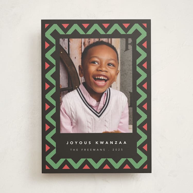 "Geometric Frame" - Kwanzaa Cards in Unity by letterfix - Front