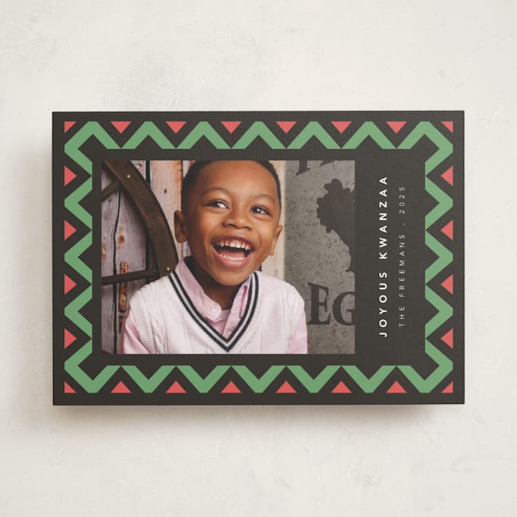 "Geometric Frame" - Kwanzaa Cards in Unity by letterfix - Front