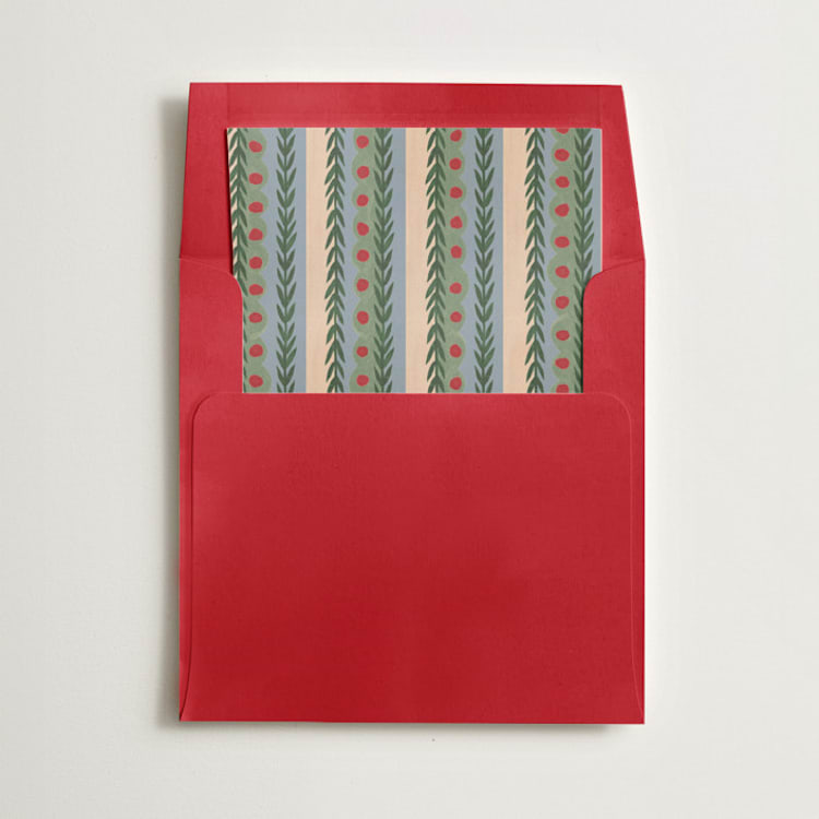 "Primary" - Slip-In Envelope Liners in Olive by Amy Kross - Liner in envelope