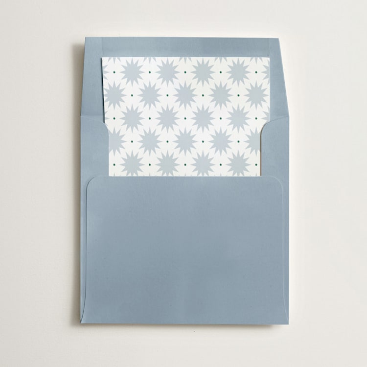 "Merry, Merry!" - Slip-In Envelope Liners in Glacier by Alston Foster - Liner in envelope