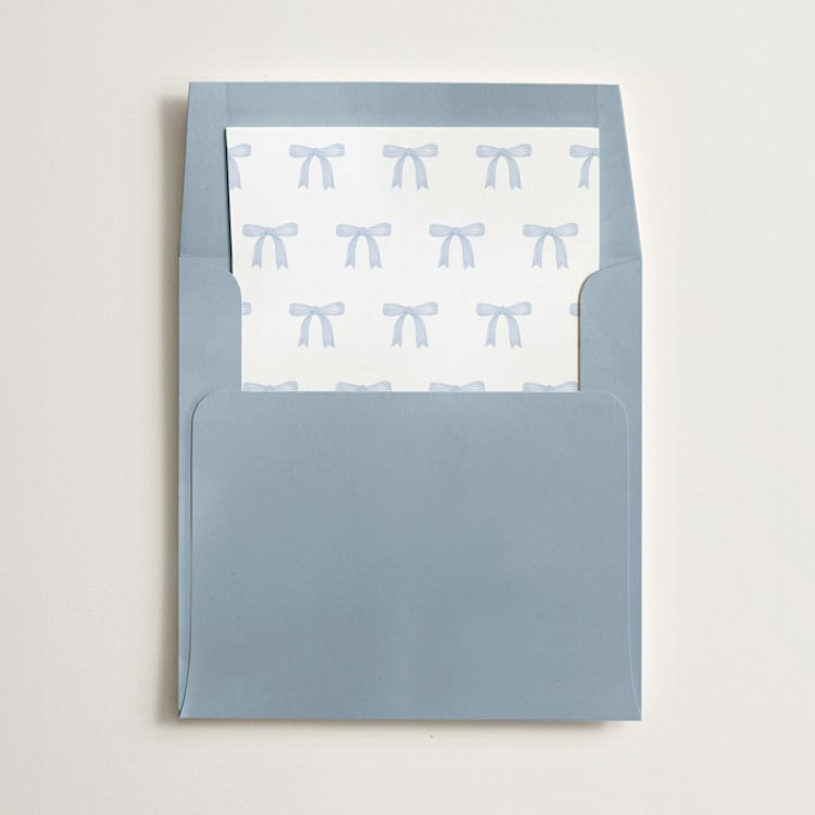 "Dainty Garden" - Slip-In Envelope Liners in Sky by Paper Raven Co. - Liner in envelope
