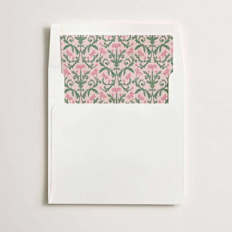 "grandeur" - Slip-In Envelope Liners in Blush by Jen Owens - Liner in envelope