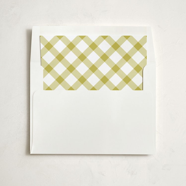 "Big and Merry" - Slip-In Envelope Liners in Citron by Carrie ONeal - Liner in envelope