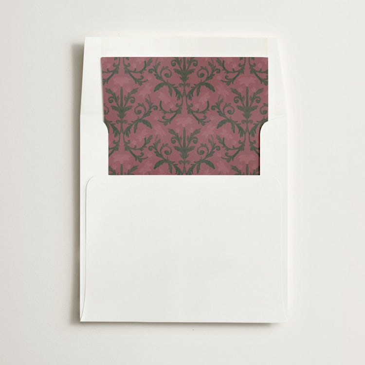 "grandeur" - Slip-In Envelope Liners in Burgundy by Jen Owens - Liner in envelope
