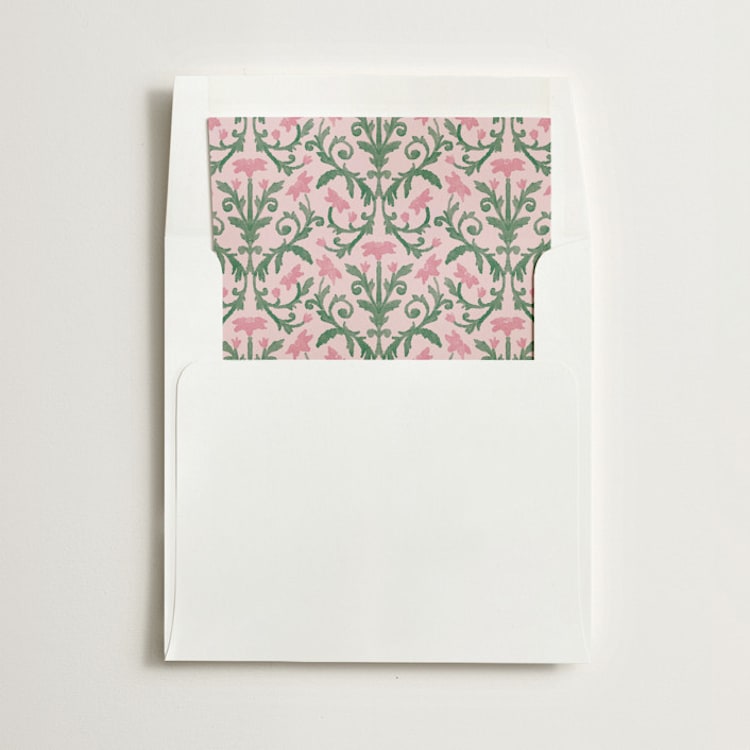 "grandeur" - Slip-In Envelope Liners in Peony by Jen Owens - Liner in envelope