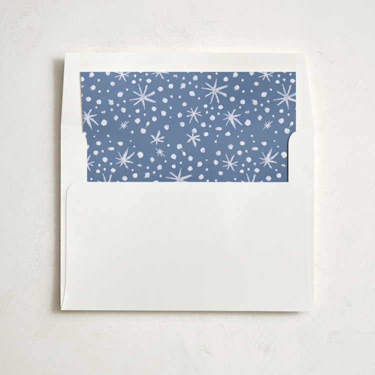 "Just Gotta Believe" - Slip-In Envelope Liners in Periwinkle by Carol Fazio - Liner in envelope