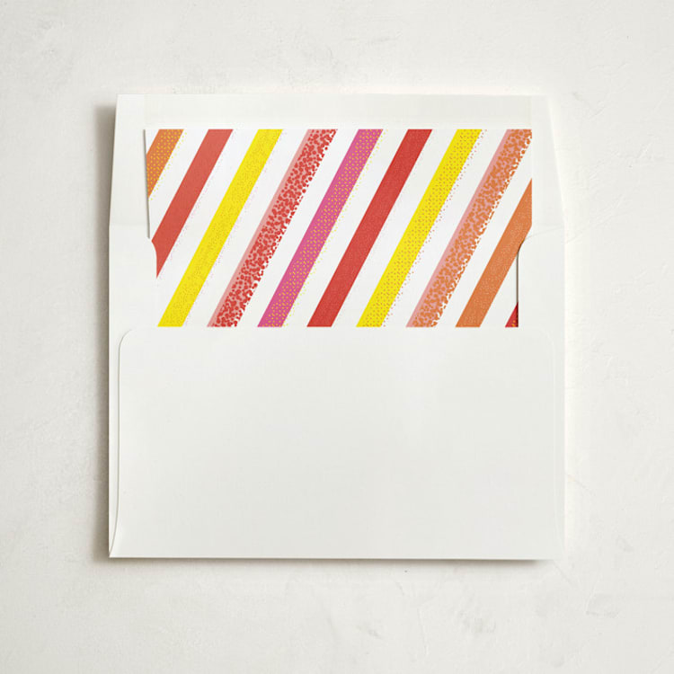 "Mod Photo Stack" - Slip-In Envelope Liners in Fruit Punch by 2birdstone - Liner in envelope
