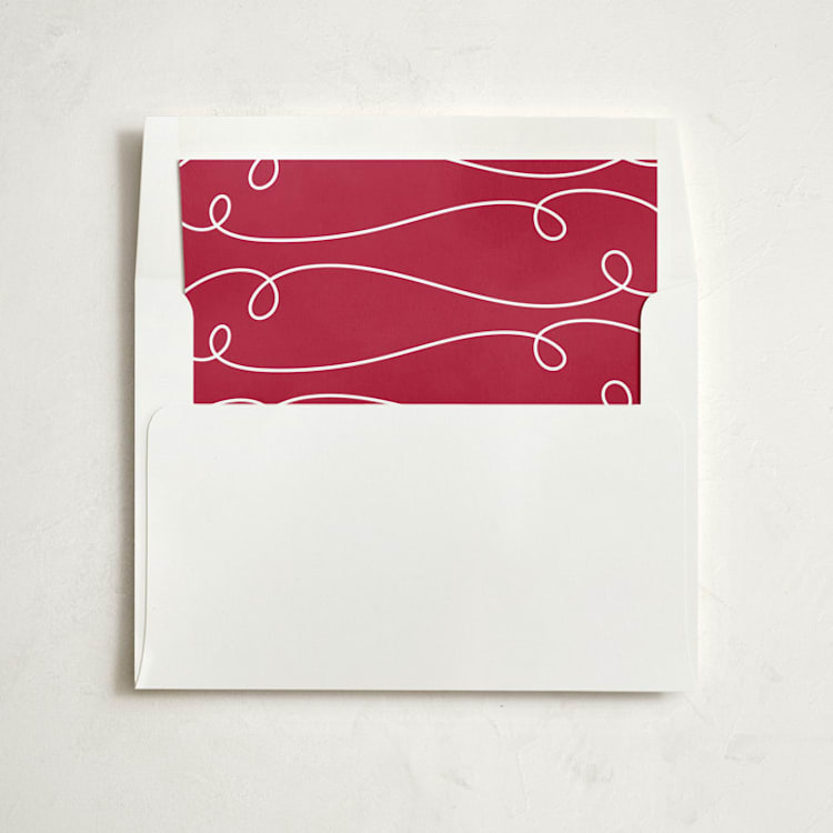 "All is Merry" - Slip-In Envelope Liners in Snow by Shirley Lin Schneider - Liner in envelope