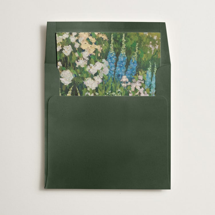 "Spring" - Slip-In Envelope Liners in Cornflower by Wendy Keller - Liner in envelope