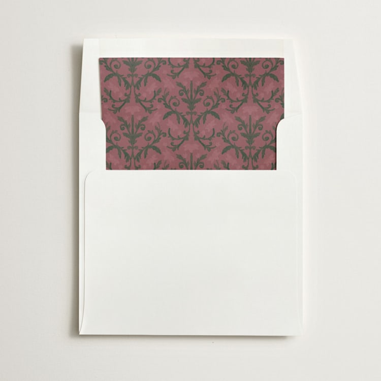 "grandeur" - Slip-In Envelope Liners in Burgundy by Jen Owens - Liner in envelope