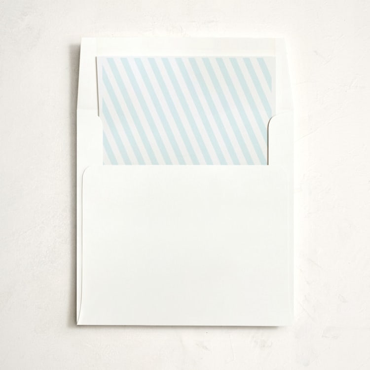 "Smart Conversation" - Slip-In Envelope Liners in Pool Blue by pottsdesign - Liner in envelope
