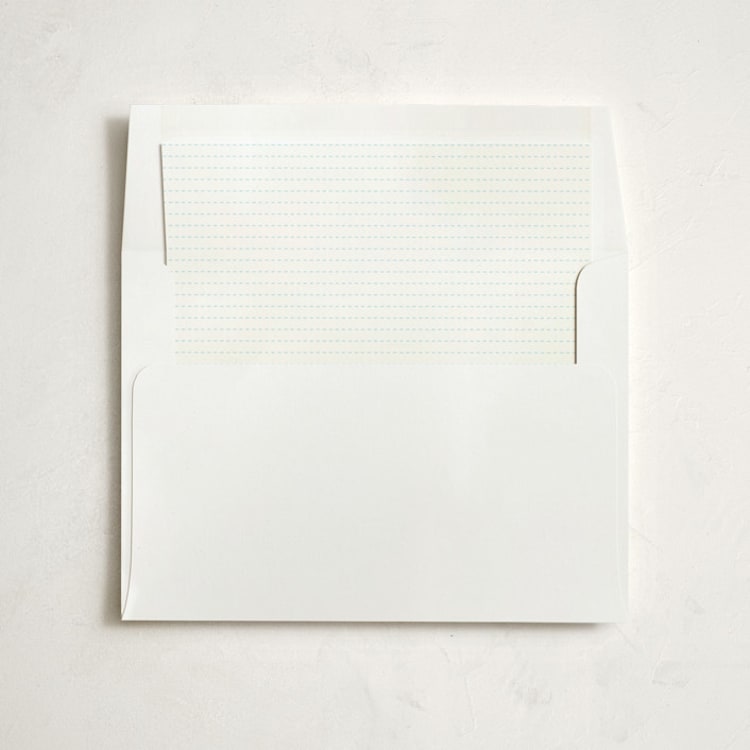 "Destination" - Slip-In Envelope Liners in Sky Blue by leslie hamer - Liner in envelope