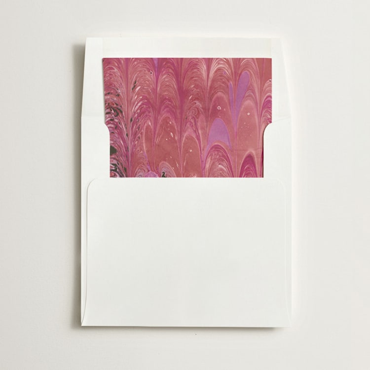"Marble" - Slip-In Envelope Liners in Burgundy by Olivia Kanaley Inman - Liner in envelope
