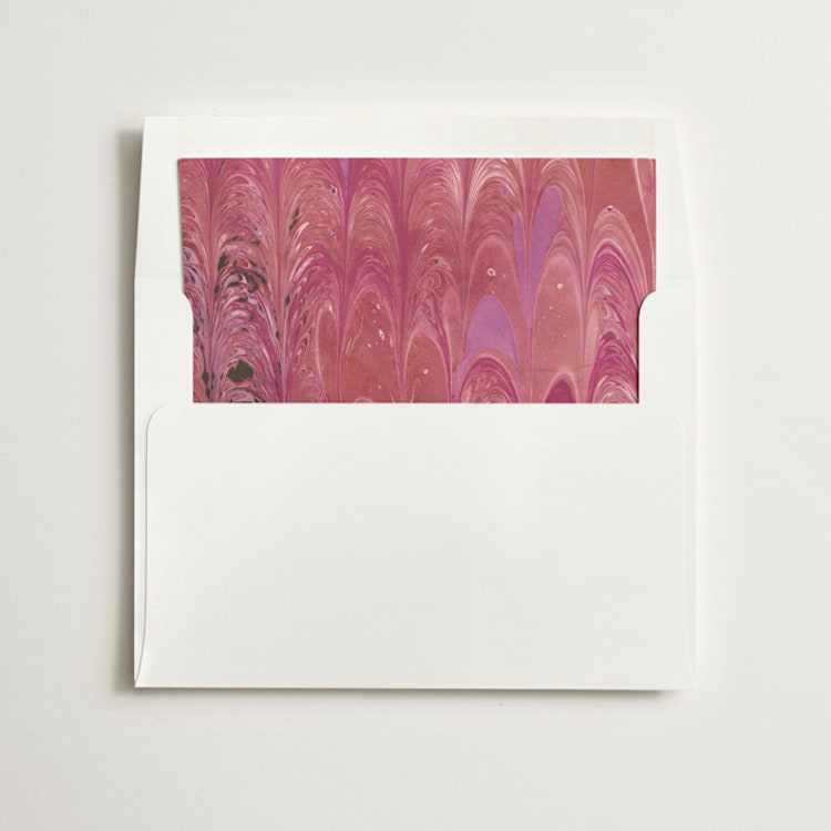 "Marble" - Slip-In Envelope Liners in Burgundy by Olivia Kanaley Inman - Liner in envelope