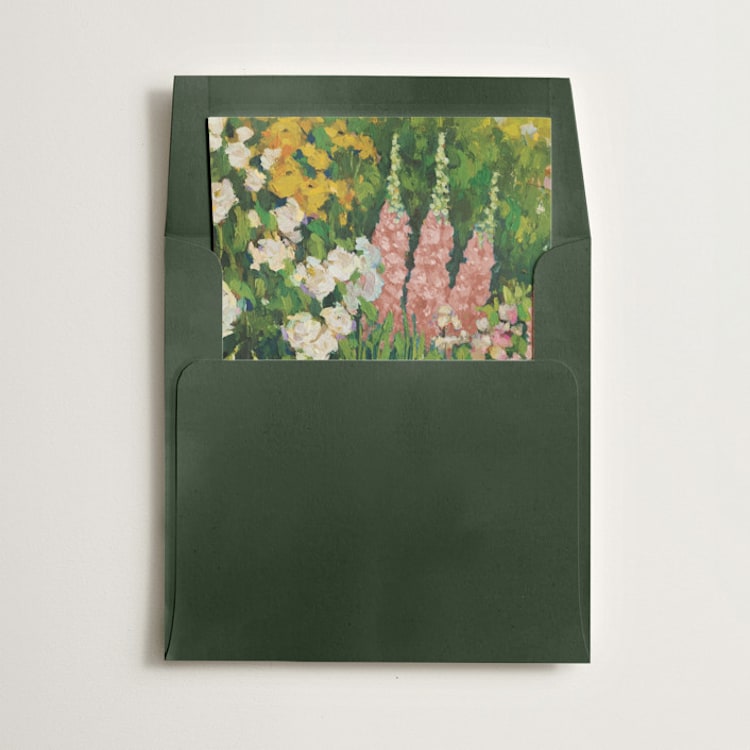 "Spring" - Slip-In Envelope Liners in Rose by Wendy Keller - Liner in envelope