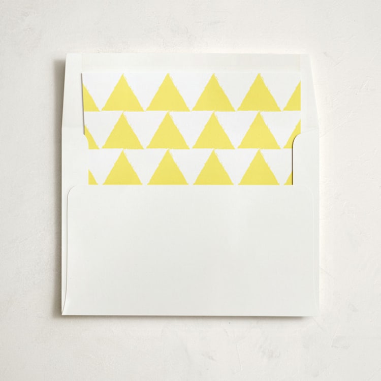 "Calm-ish + Bright" - Slip-In Envelope Liners in Halo by Lizzy McGinn - Liner in envelope