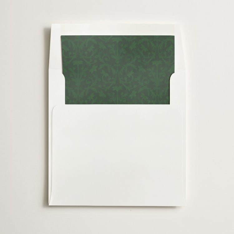 "grandeur" - Slip-In Envelope Liners in Evergreen by Jen Owens - Liner in envelope