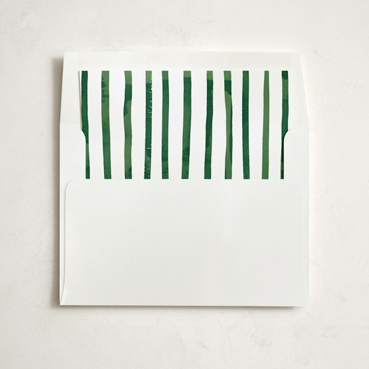 "Bold Noel" - Slip-In Envelope Liners in Evergreen by Angela Marzuki - Liner in envelope