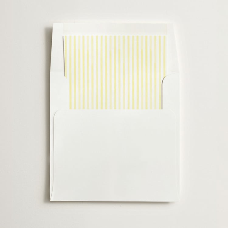 "Greenery crest" - Slip-In Envelope Liners in Linen by Sarah Knight - Liner in envelope