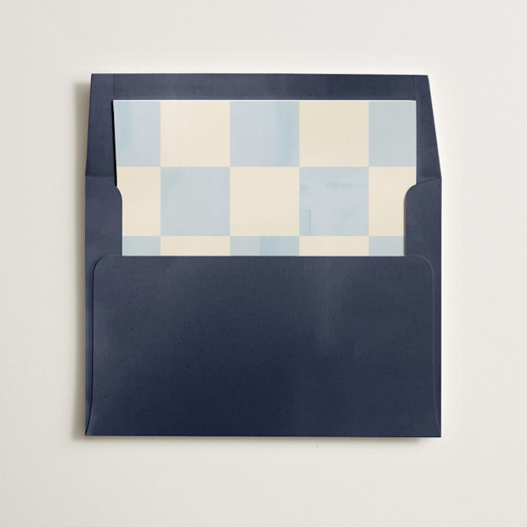 "Checker Wash" - Slip-In Envelope Liners in Ivory by Baumbirdy - Liner in envelope