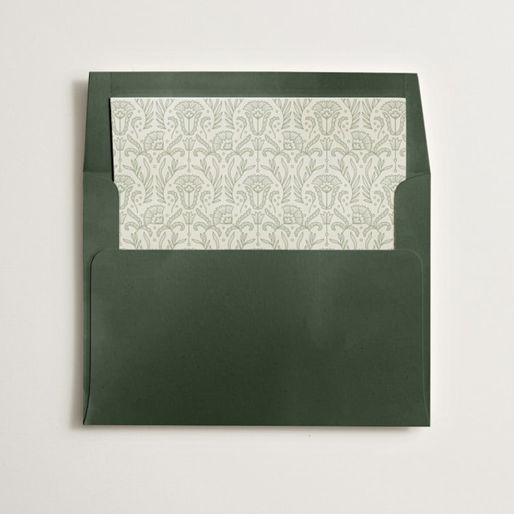 "century" - Slip-In Envelope Liners in Sage by Jen Owens - Liner in envelope