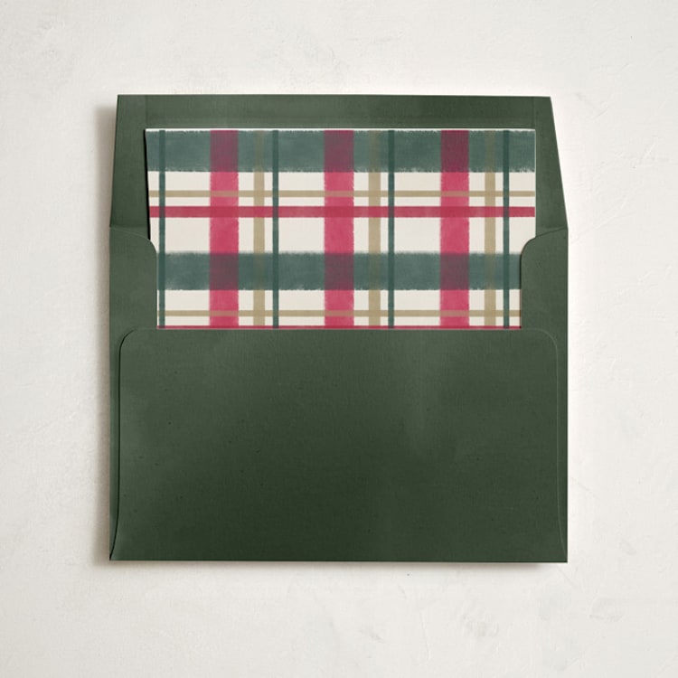 "Deconstructed Plaid" - Slip-In Envelope Liners in Holly by Kacey Kendrick Wagner - Liner in envelope