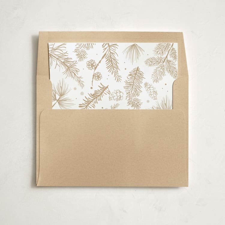 "Allegro" - Slip-In Envelope Liners in Cream by Benita Crandall - Liner in envelope